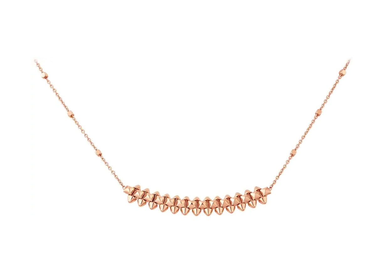 [CA]CLASH PINK GOLD NECKLACE