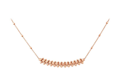 [CA]CLASH PINK GOLD NECKLACE