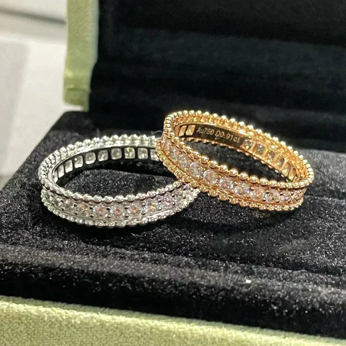 [CA]PERLEE DIAMOND ROSE GOLD RING