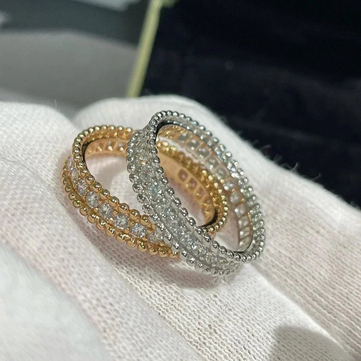 [CA]PERLEE DIAMOND ROSE GOLD RING