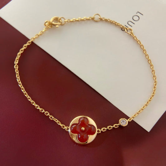 [CA]SUN PEDANT CARNELIAN BRACELET