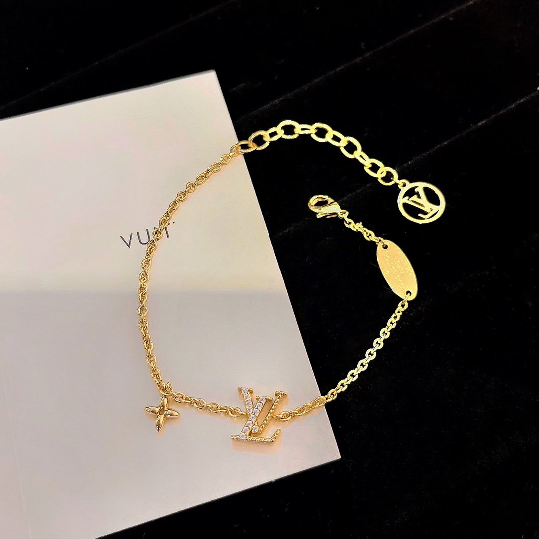 [CA]LOGO STAR MOTIF GOLD BRACELET