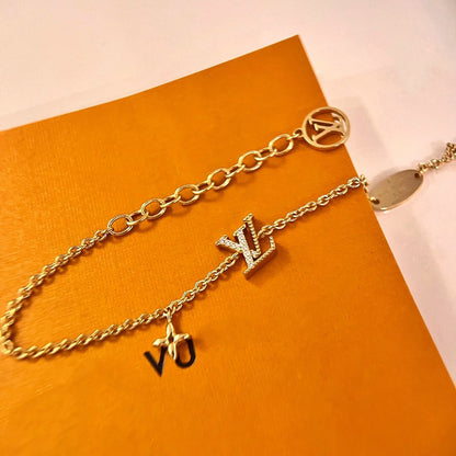 [CA]LOGO STAR MOTIF GOLD BRACELET