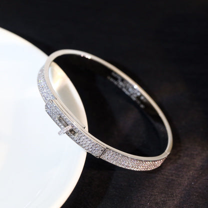 [CA]KELLY BRACELET DIAMOND PAVED