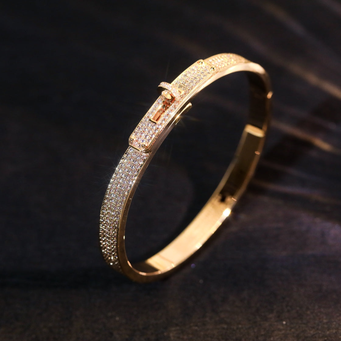 [CA]KELLY BRACELET DIAMOND PAVED