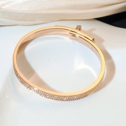 [CA]KELLY BRACELET DIAMOND PAVED