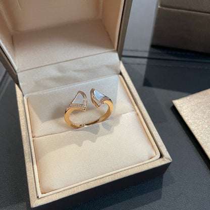 [CA]DREAM MOP DIAMOND OPEN RING