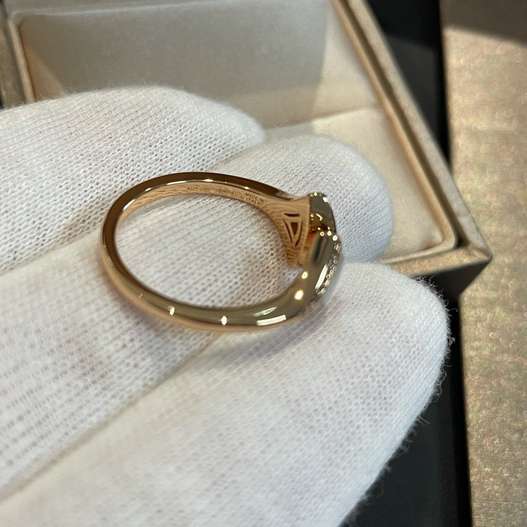 [CA]DREAM MOP DIAMOND OPEN RING