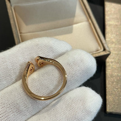 [CA]DREAM MOP DIAMOND OPEN RING