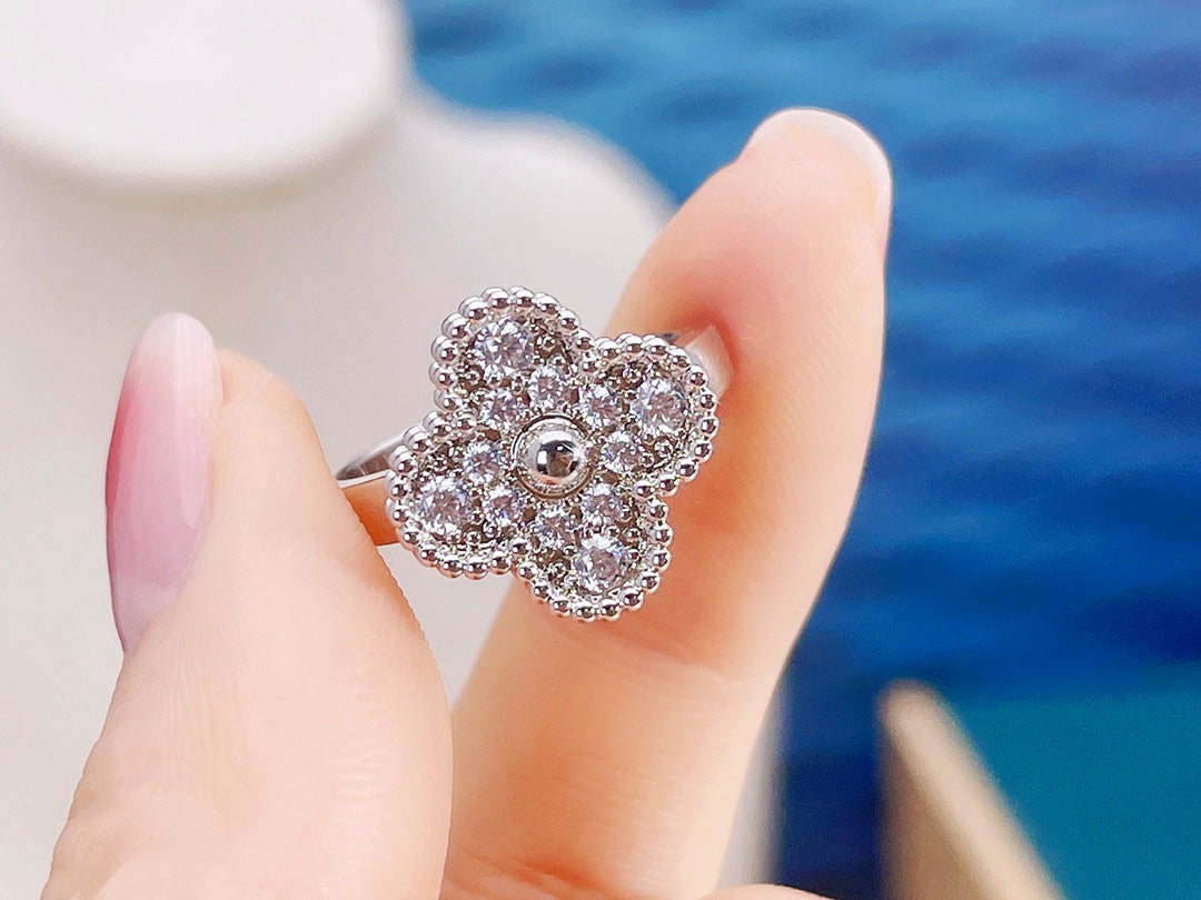 [CA]CLOVER DIAMOND RING