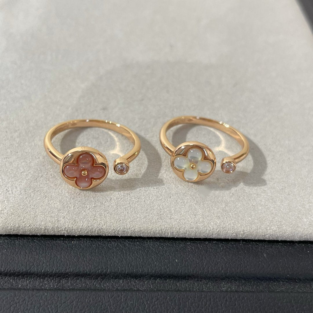 [CA]SUN 1 DIAMOND PINK MOP RING