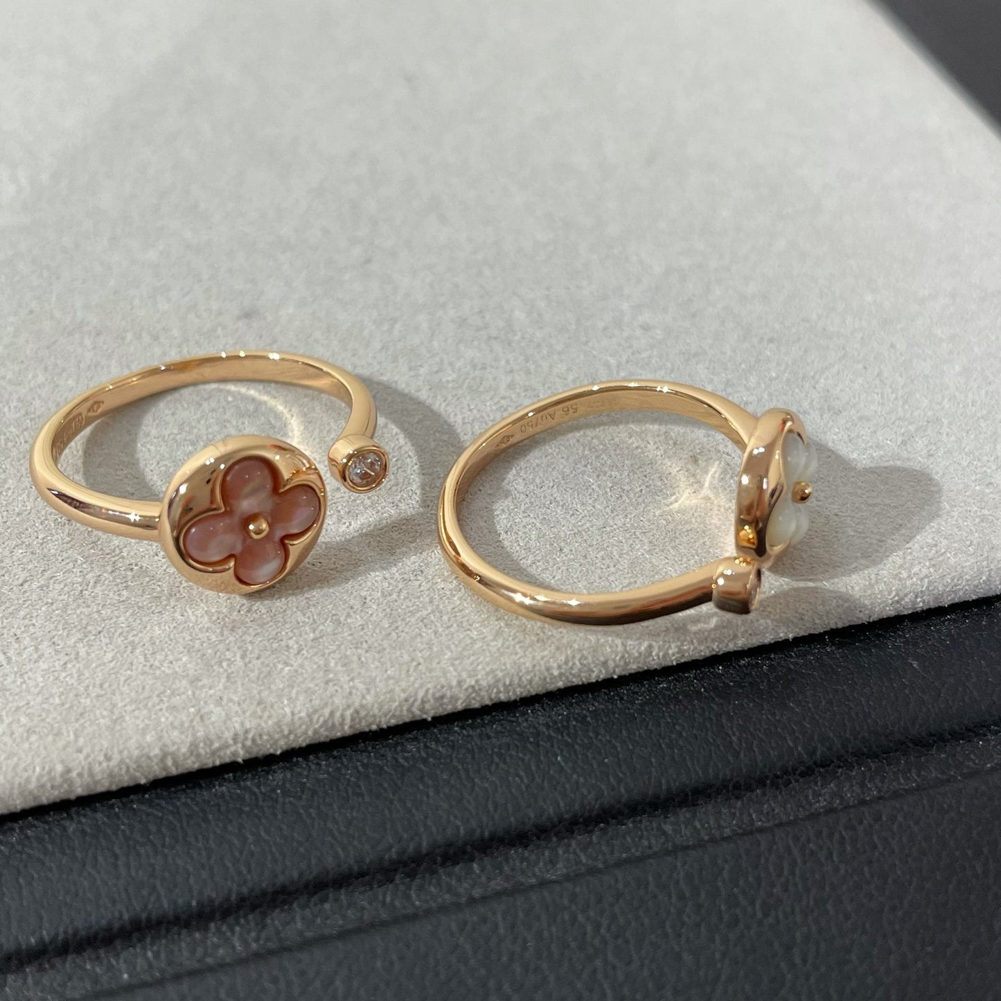 [CA]SUN 1 DIAMOND PINK MOP RING