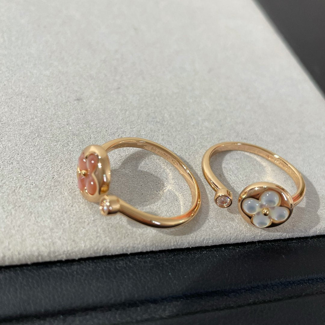 [CA]SUN 1 DIAMOND PINK MOP RING