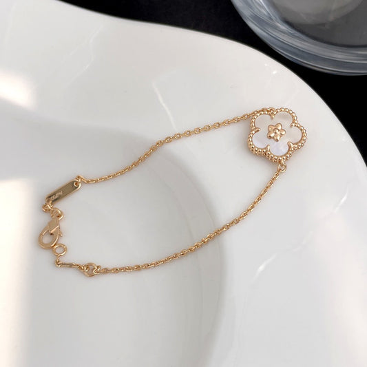 [CA]LUCKY SPRING ROSE GOLD MOP BRACELET