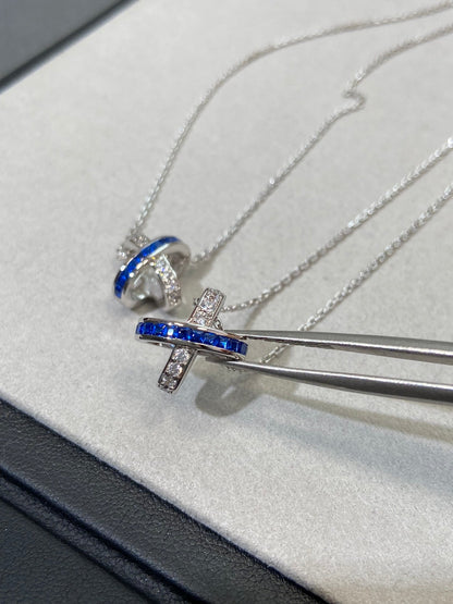 [CA]LIENS DIAMOND SILVER NECKLACE