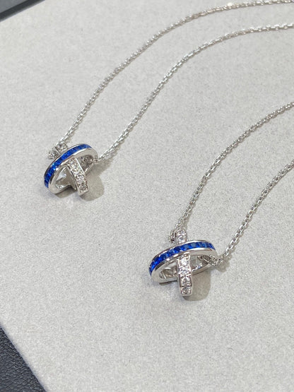 [CA]LIENS DIAMOND SILVER NECKLACE