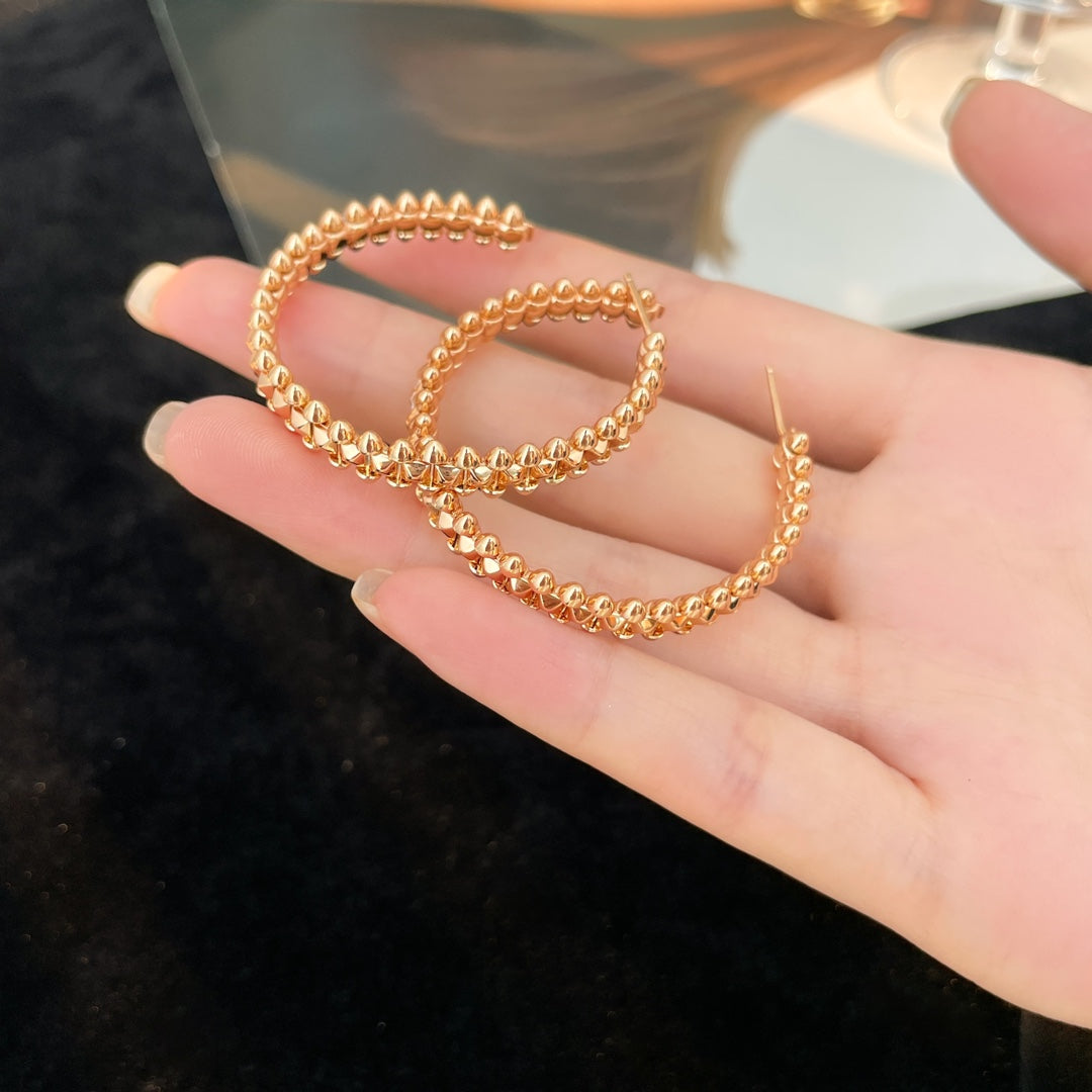 [CA]CLASH HOOP EARRINGS