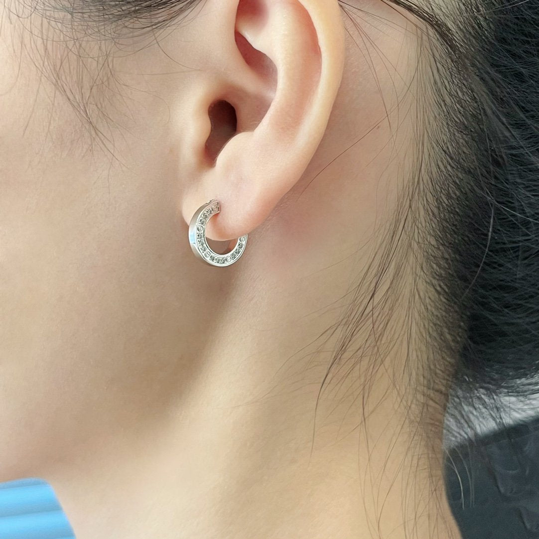 [CA]LOVE DIAMOND EARRINGS