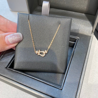 [CA]FORCE 10 DIAMOND PINK GOLD NECKLACE MINI MODEL