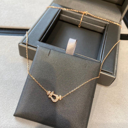 [CA]FORCE 10 DIAMOND PINK GOLD NECKLACE MINI MODEL