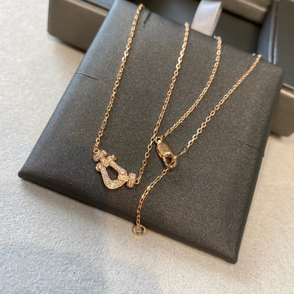 [CA]FORCE 10 DIAMOND PINK GOLD NECKLACE MINI MODEL