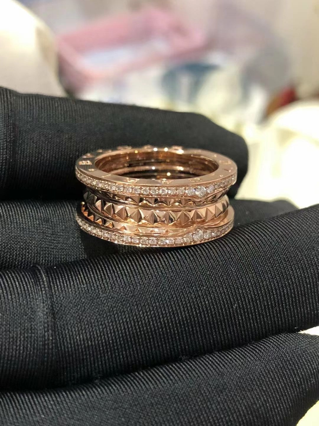 [CA]ZERO 1 ROCK DIAMOND PINK GOLD