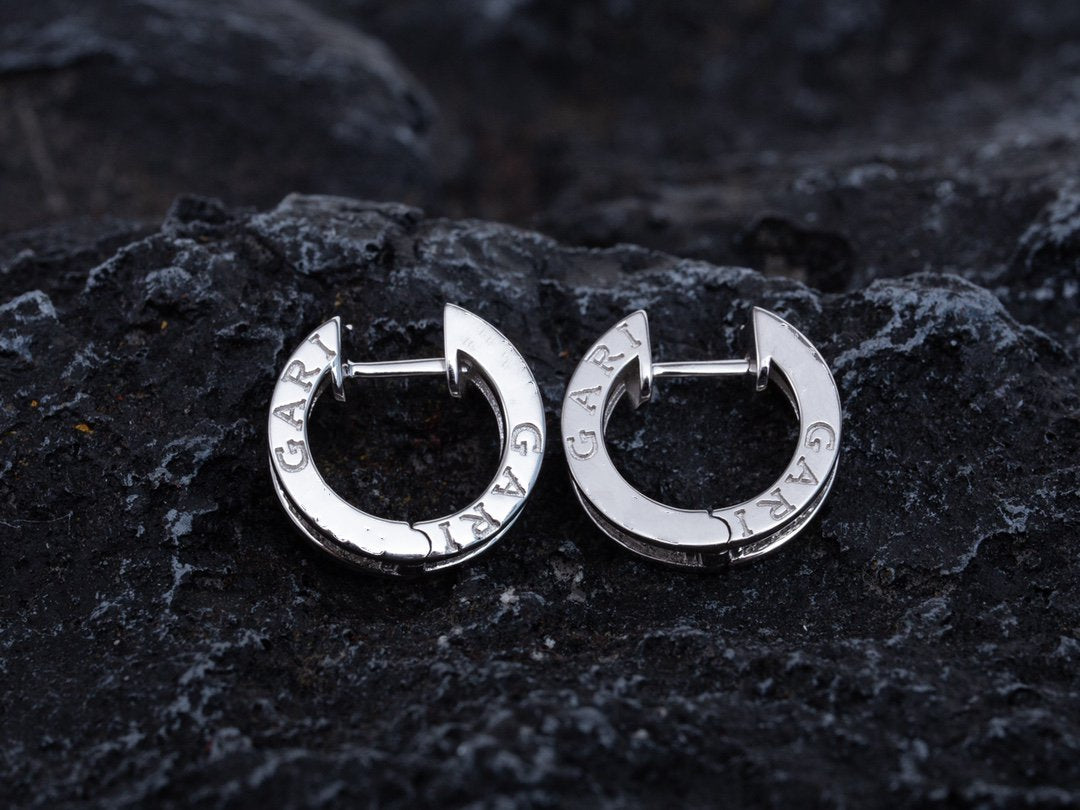 [CA]ZERO 1 MINI SILVER DIAMOND EARRINGS