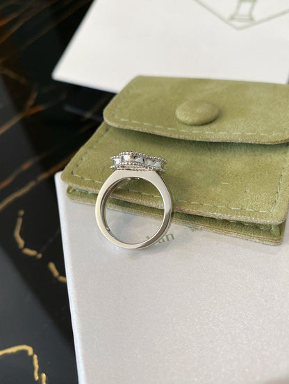 [CA]CLOVER SILVER RING