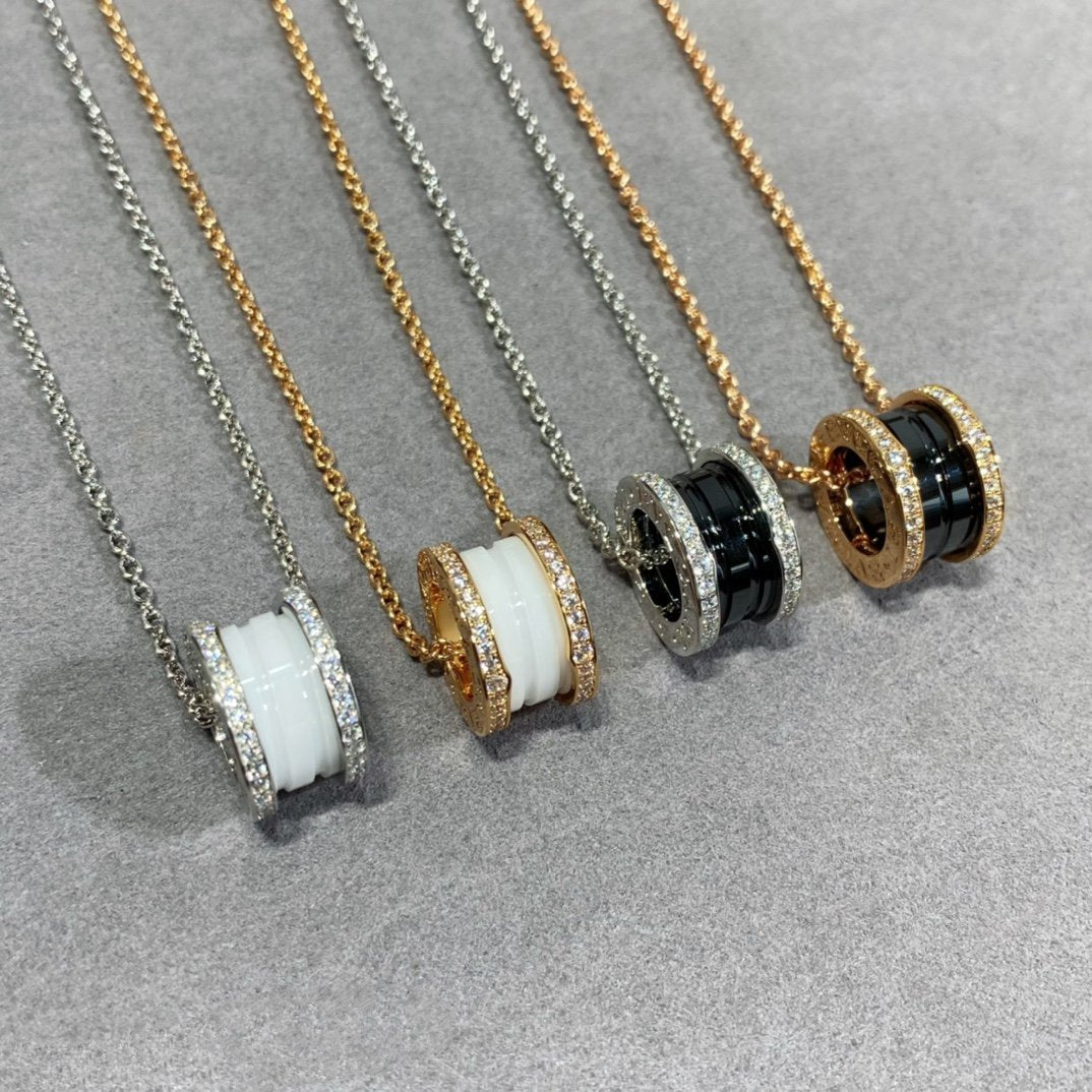 [CA]ZERO 1 DIAMOND CERAMIC NECKLACE