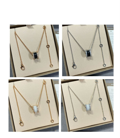 [CA]ZERO 1 DIAMOND CERAMIC NECKLACE