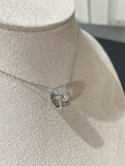 [CA]LIENS EVIDENCE DIAMOND PAVED NECKLACE