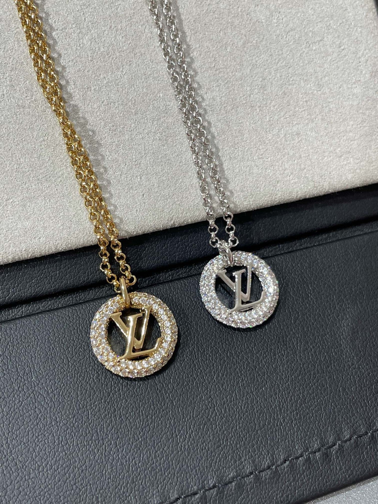 [CA]BY NIGHT DIAMOND PAVED NECKLACE