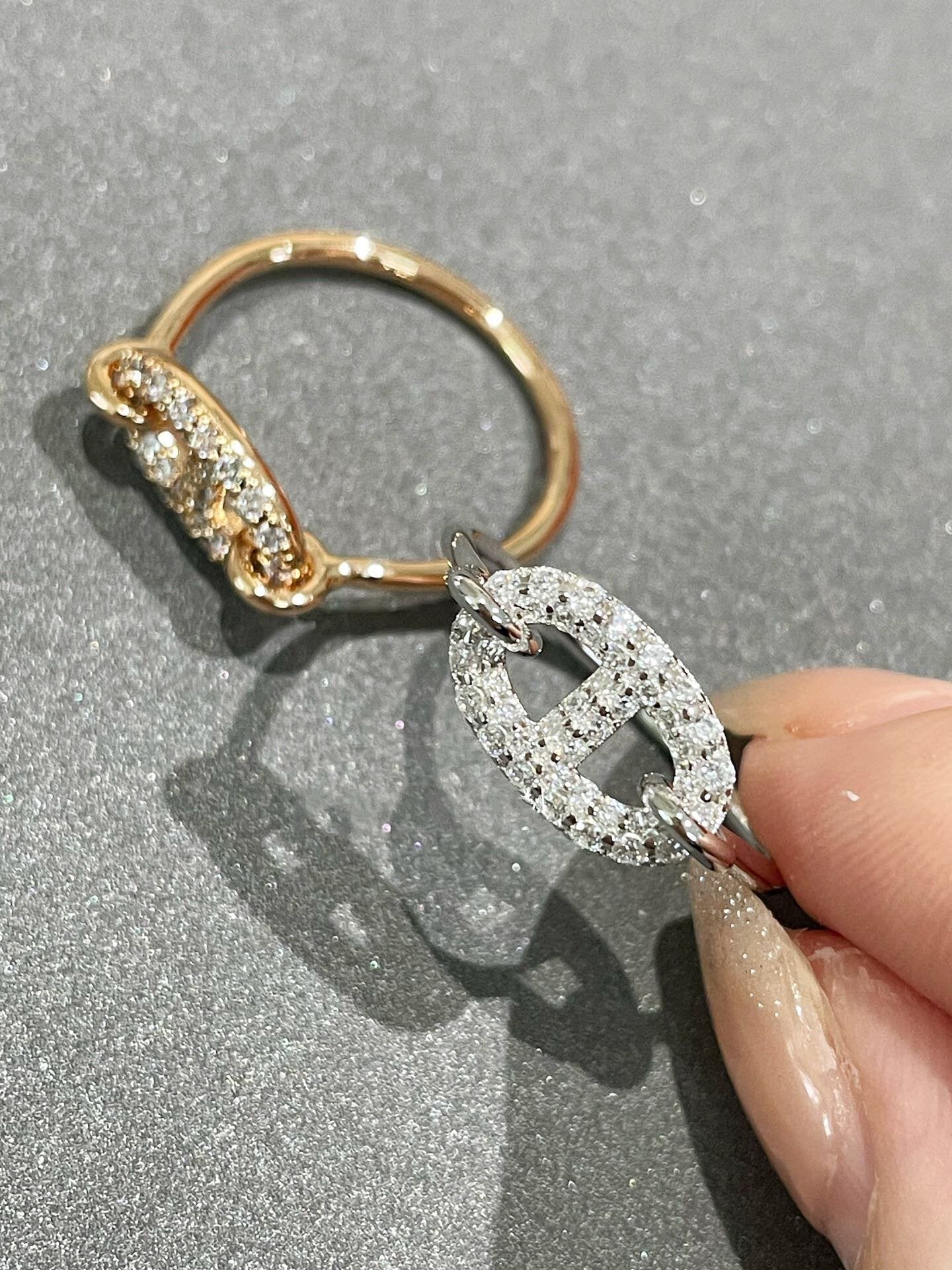 [CA]RONDE SMALL DIAMOND RING