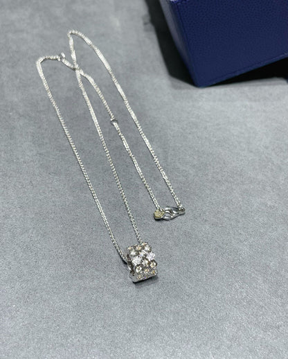 [CA]BEE LOVE DIAMOND PAVED 3 ROW NECKLACE