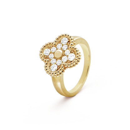 [CA]CLOVER DIAMOND RING