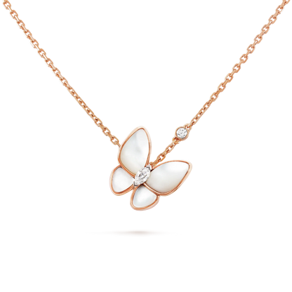 [CA]BUTTERFLY MOP DIAMOND NECKLACE