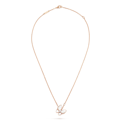 [CA]BUTTERFLY MOP DIAMOND NECKLACE