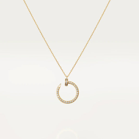 [CA]JUSTE NECKLACE GOLD DIAMONDS