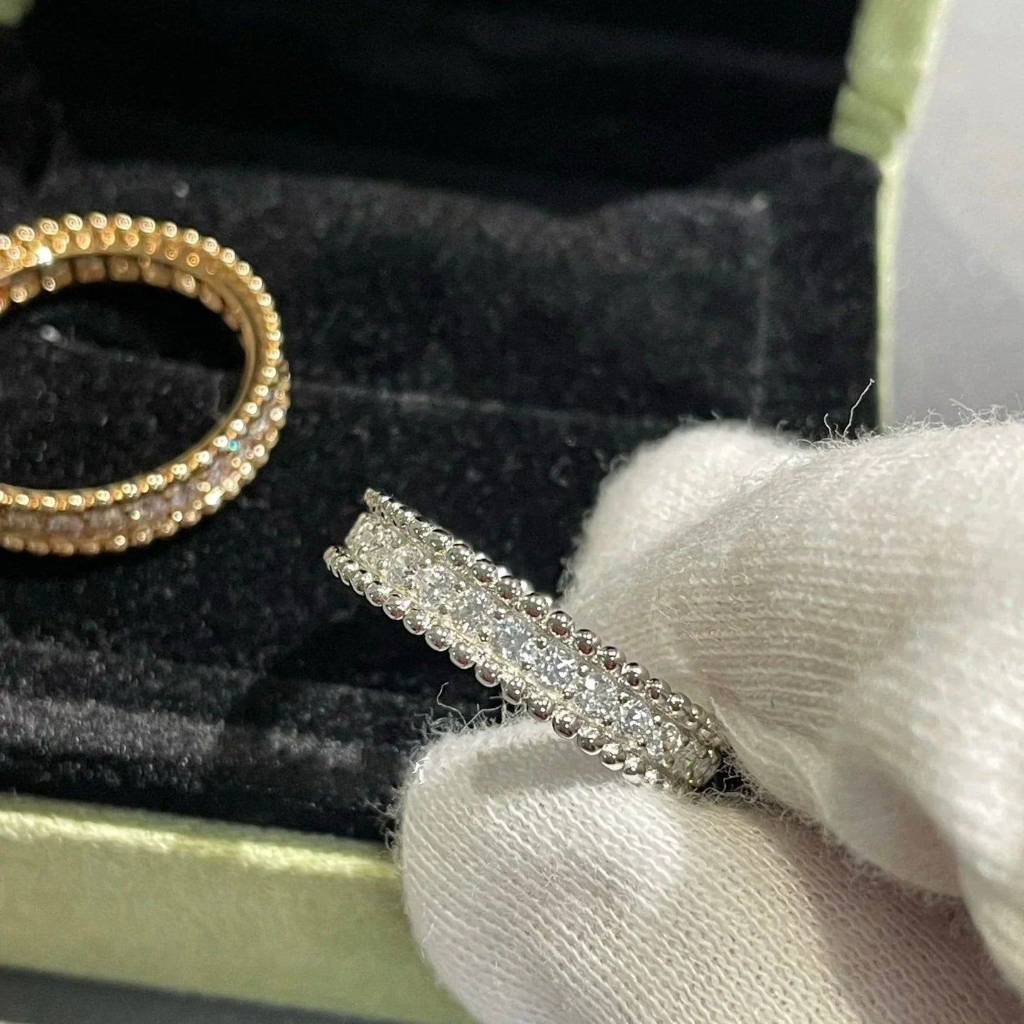 [CA]PERLEE DIAMOND ROSE GOLD RING