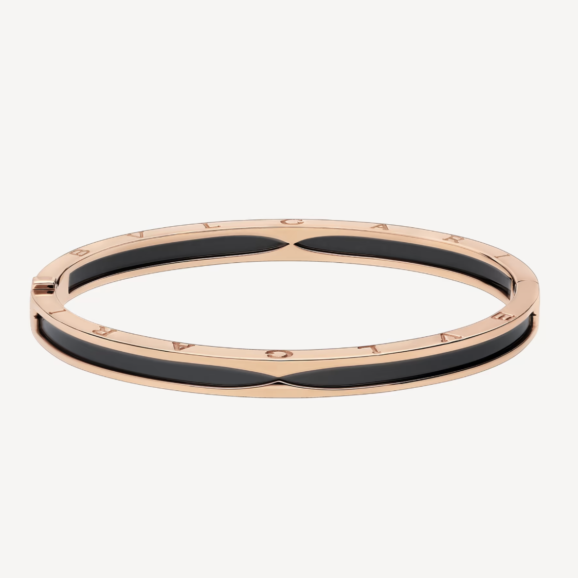 [CA]ZERO 1 PINK GOLD WITH BLACK CERAMIC BRACELET