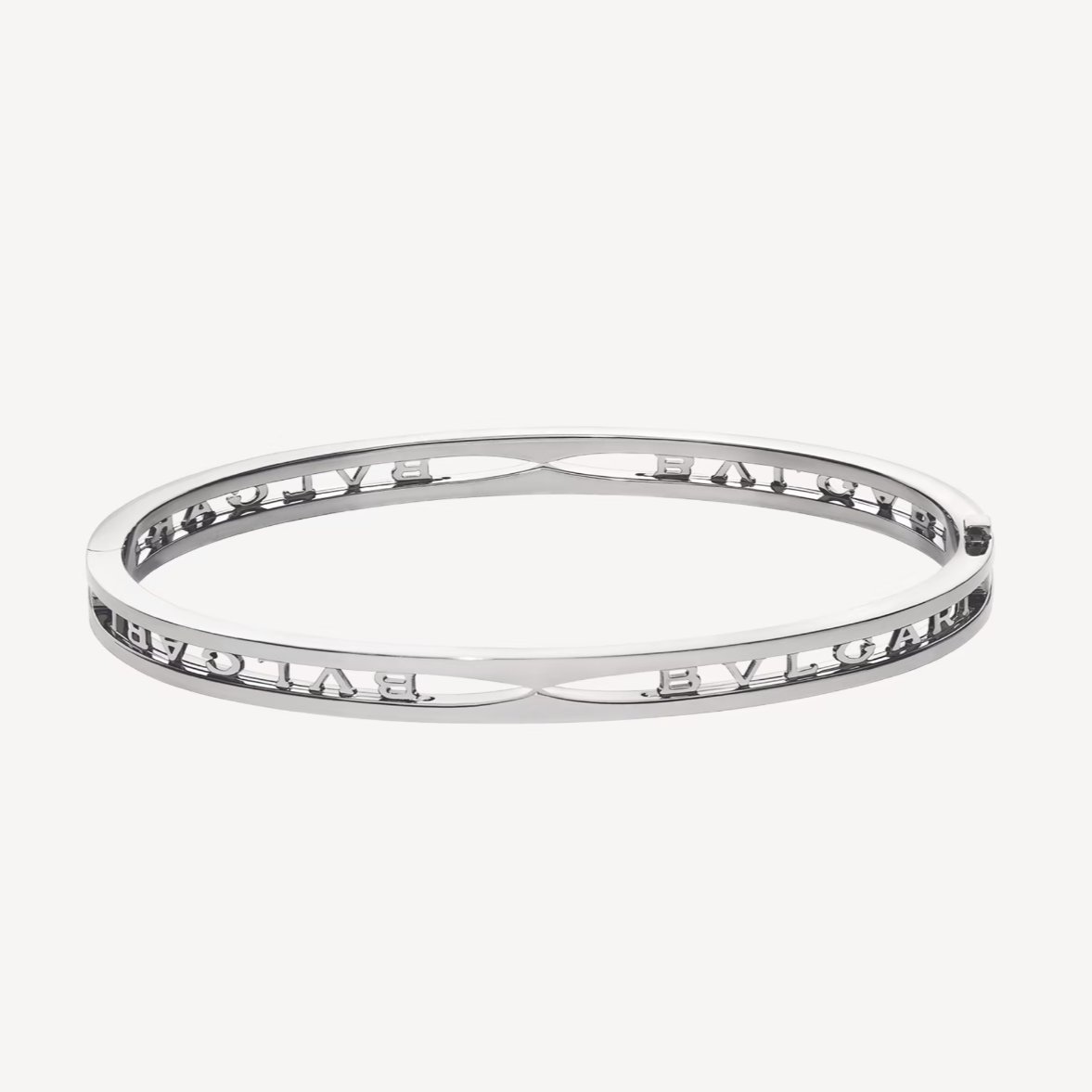 [LUCAS]ZERO 1 SPIRAL LOGO SILVER BRACELET