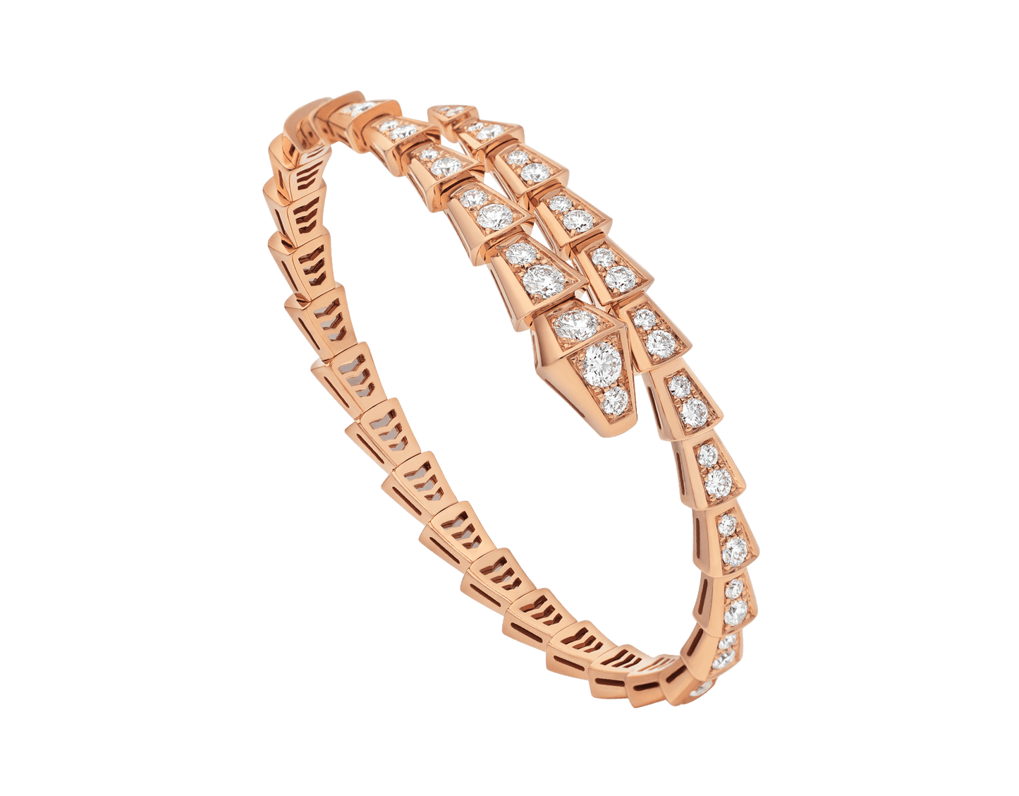 [CA]SERPENTI BRACELET 6.8MM PINK GOLD DIAMOND