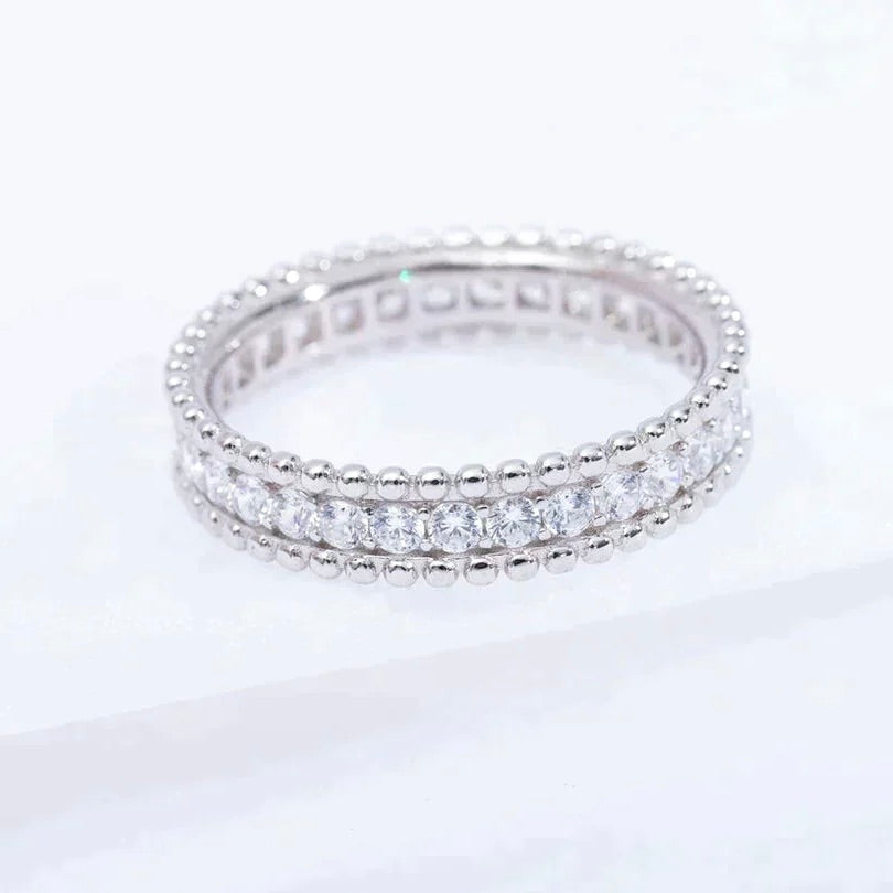 [CA]PERLEE DIAMOND SILVER RING