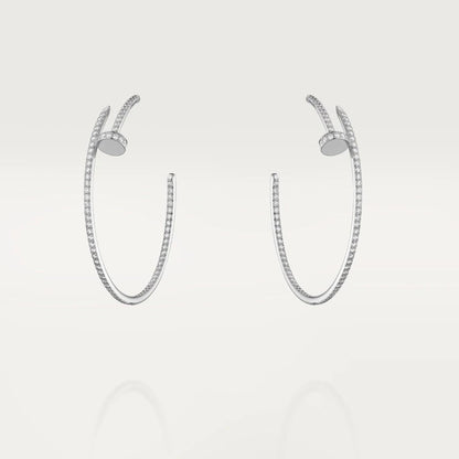 [CA]JUSTE EARRINGS FULL DIAMONDS 1.8MM