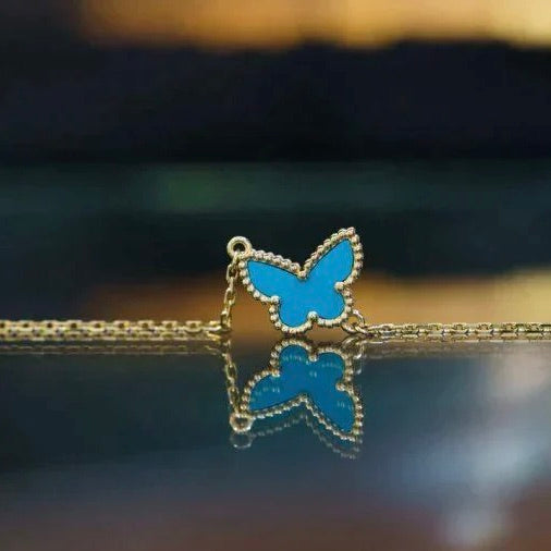 [CA]BUTTERFLY TURQUOISE BUTTERFLY BRACELET