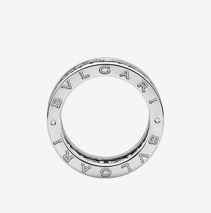 [CA]ZERO 1 WITH PAVED DIAMONDS ON THE SPIRAL RING