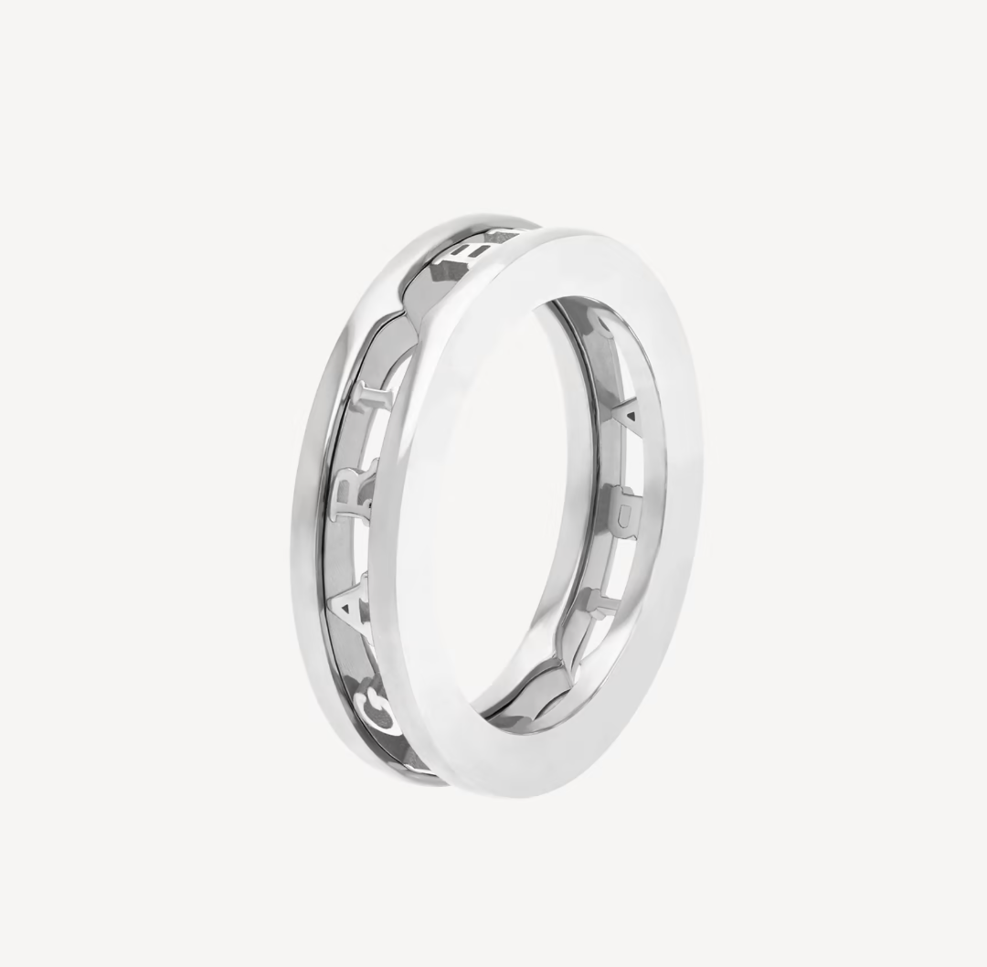 [CA]ZERO 1 ONE-BAND WITH OPENWORK LOGO SPIRAL RING