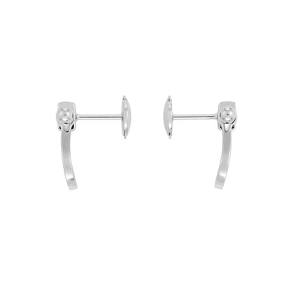 [CA]FORCE 10 FULL DIAMOND STUD EARRINGS MINI MODEL