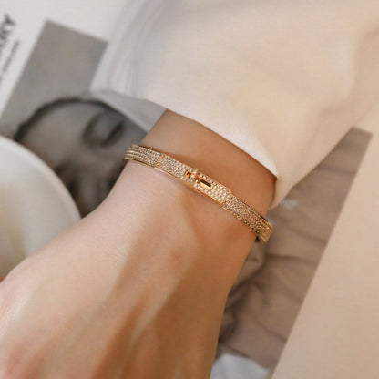 [CA]KELLY BRACELET DIAMOND PAVED