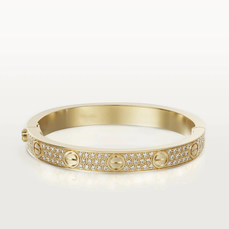 [CA]LOVE BRACELET 6.1MM DIAMOND-PAVED